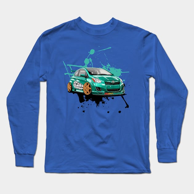 Customized Classic Cars Long Sleeve T-Shirt by irfankokabi